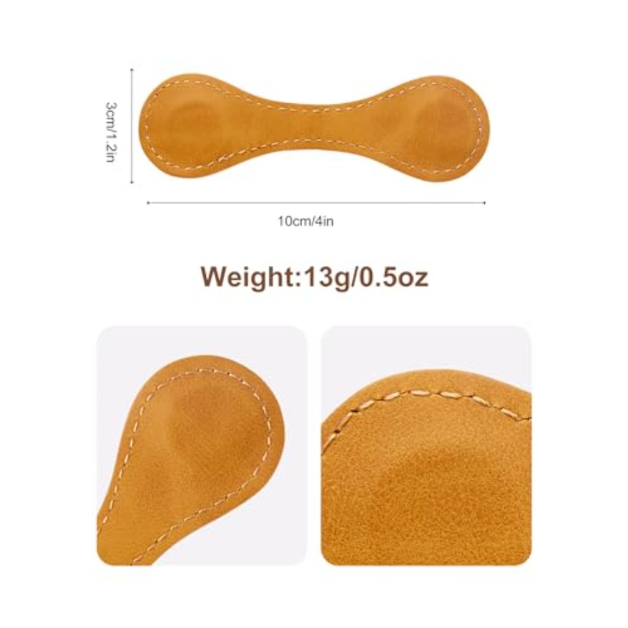 6 PCS Magnetic Leather Bookmar - Bookmark Magnetic Clip incelemesi ve fiyatı