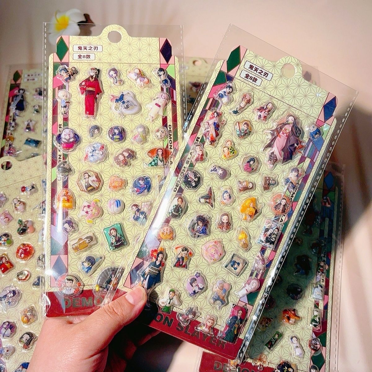 8Pcs Demon Slayer Agatsuma Zen - Memo Pad Sticky incelemesi ve fiyatı