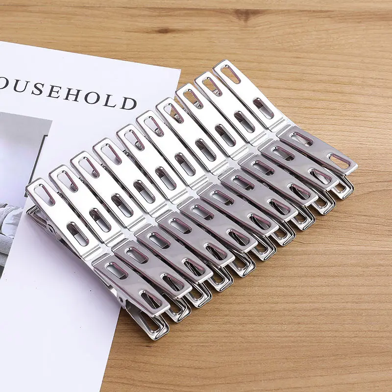 20pcs Stainless Steel Flat Mou - Binder Clip Assorted incelemesi ve fiyatı