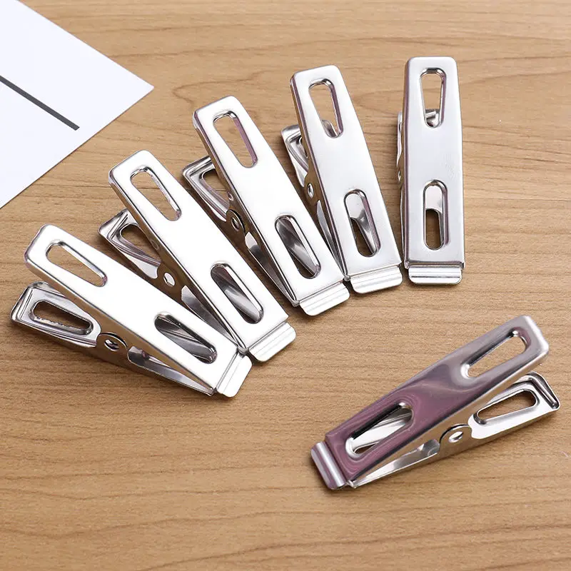 20pcs Stainless Steel Flat Mou - Binder Clip Assorted incelemesi ve fiyatı