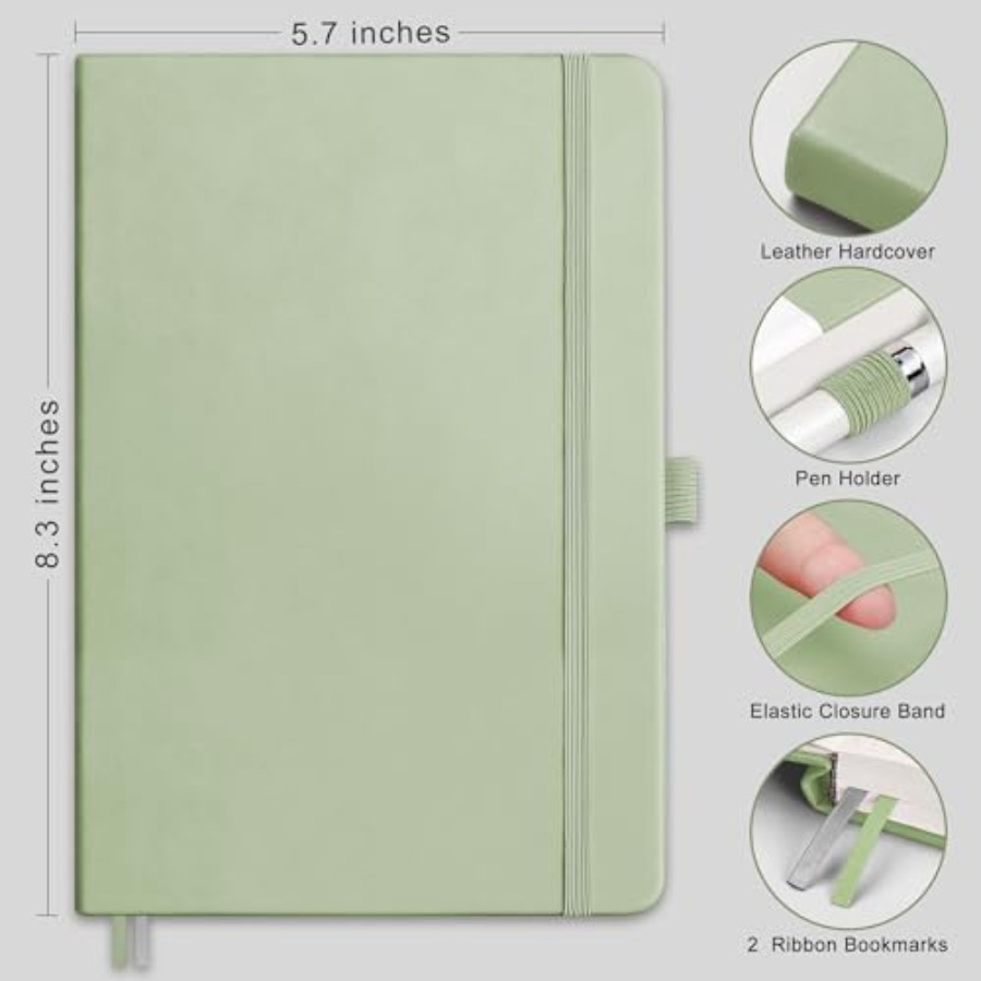 Dotted Journal Notebook, 320 N - Journal Leather Hardcover incelemesi ve fiyatı