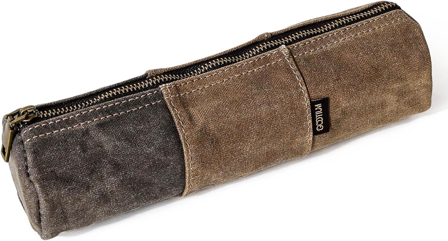 GOOTIUM Waxed Canvas Pencil Po - Tan Stationery & Office Supply incelemesi ve fiyatı