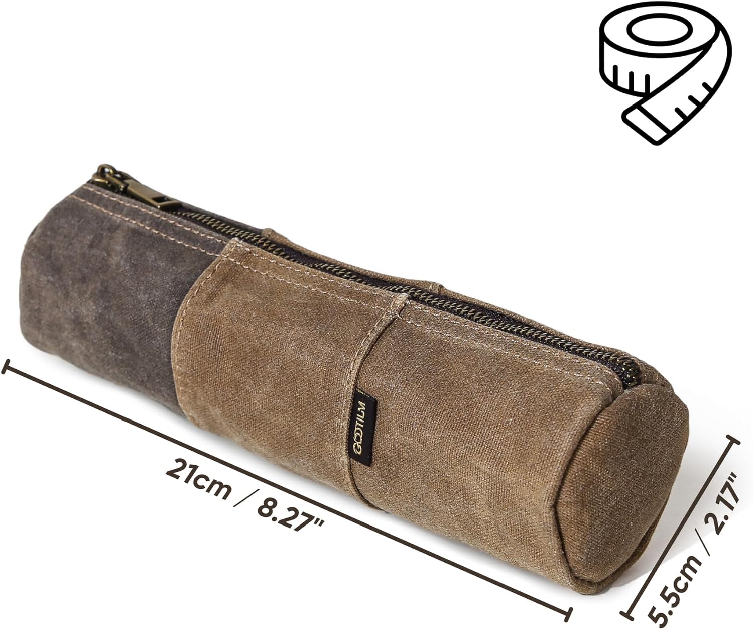 GOOTIUM Waxed Canvas Pencil Po - Tan Stationery & Office Supply incelemesi ve fiyatı
