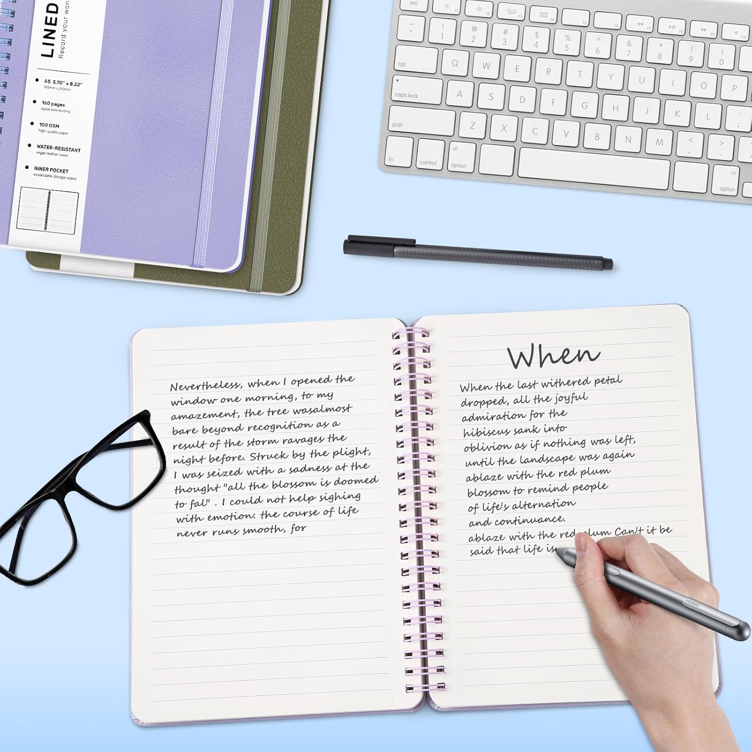 A5 Spiral Notebook, 160 Pages, - Journal Leather Hardcover incelemesi ve fiyatı