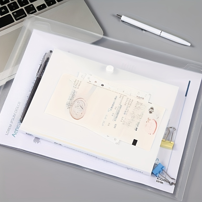 10pcs Transparent A4 Folders C - Office Stationery And Supply incelemesi ve fiyatı