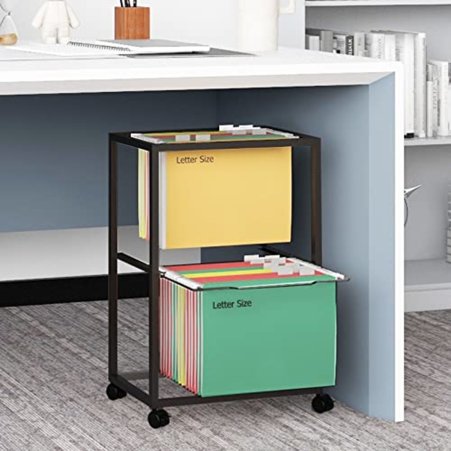 2 Tiers Metal Rolling File Car - File Folder Hanging incelemesi ve fiyatı