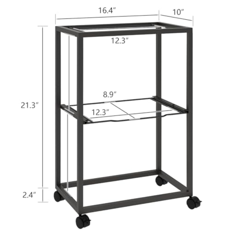 2 Tiers Metal Rolling File Car - File Folder Hanging incelemesi ve fiyatı