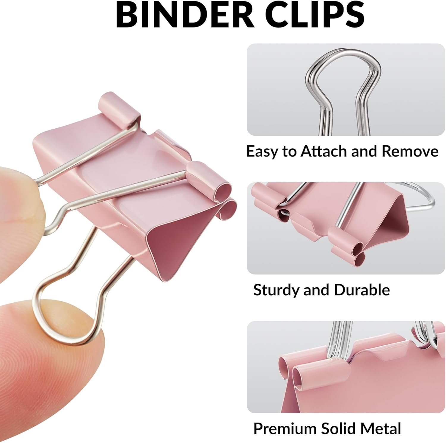 100 Count Binder Clips Assorte - Binder Clip Assorted incelemesi ve fiyatı