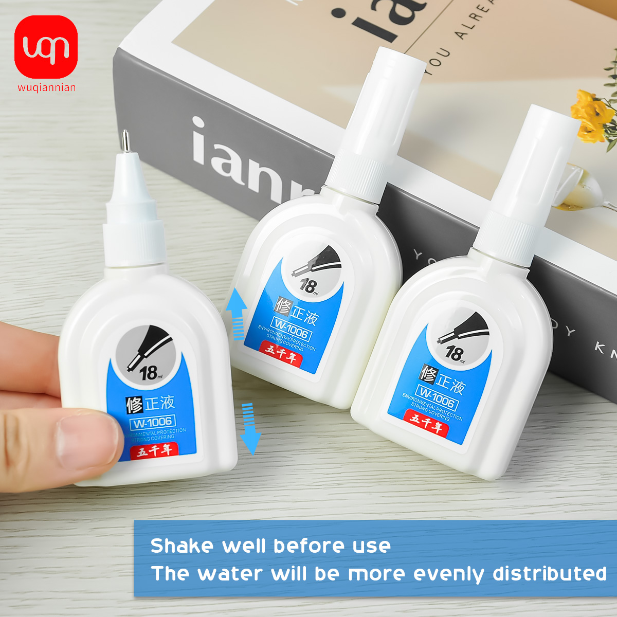 WQN-1/3/6PCS Simple White Corr - Correction Fluid White incelemesi ve fiyatı