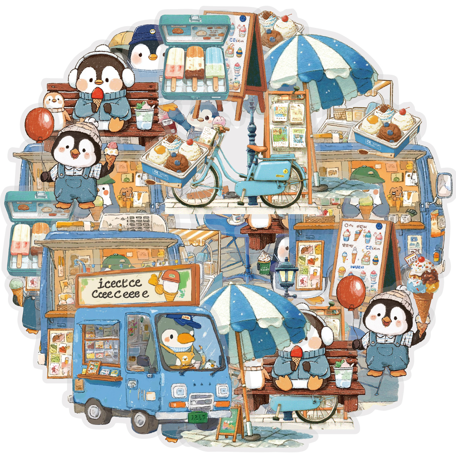 Etori Life 15Pcs Cute Penguin  - Stationery And Office Supply Stores incelemesi ve fiyatı