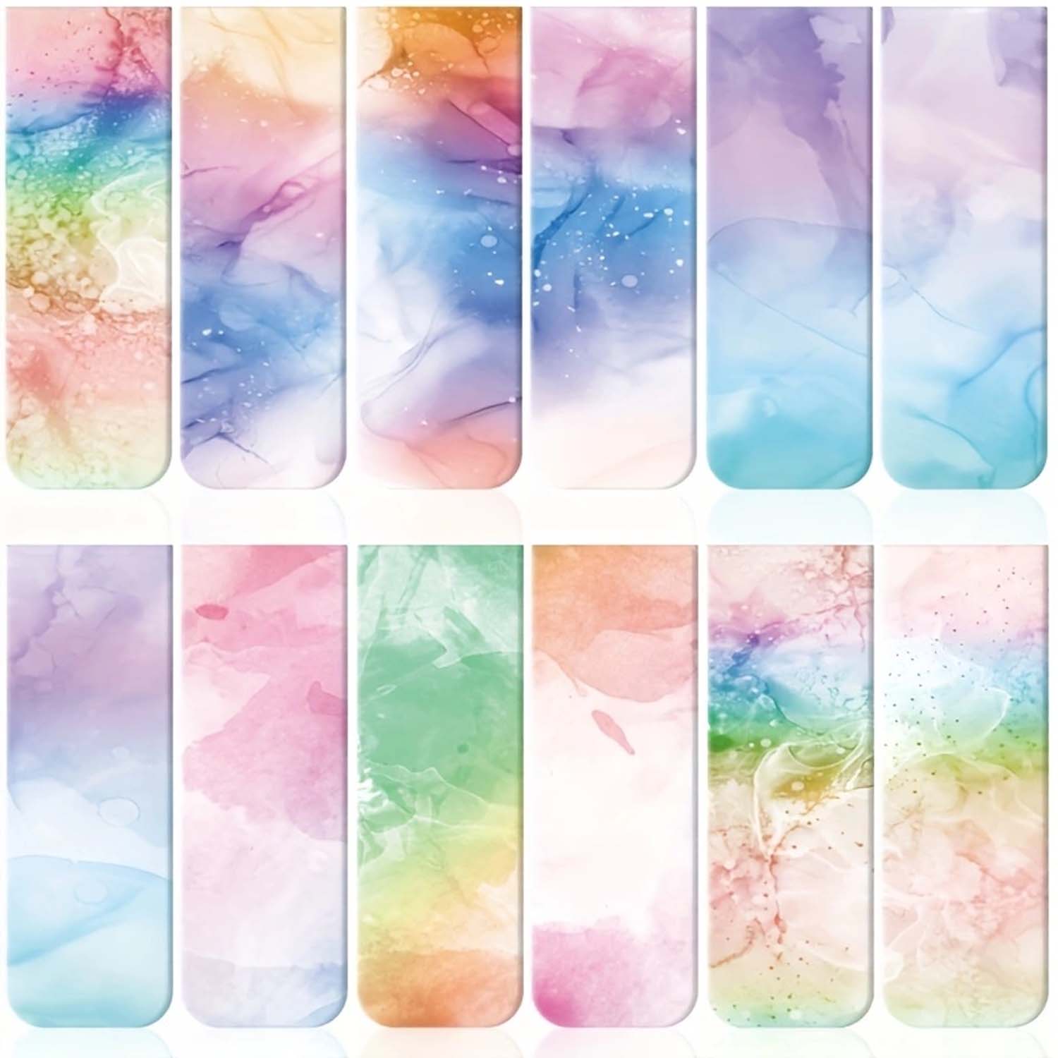 12 pcs Artistic Ink Illustrati - Bookmark Magnetic Clip incelemesi ve fiyatı