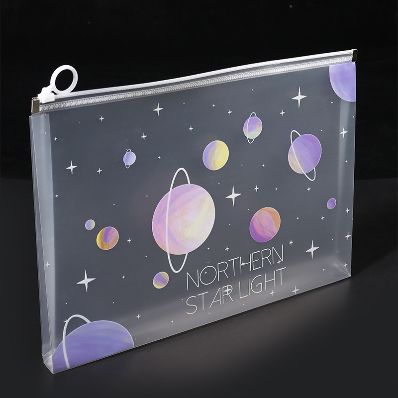 4/12pcs A4 Space Zipper Folder - Office Stationery And Supply incelemesi ve fiyatı