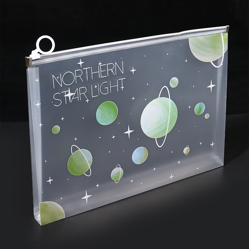 4/12pcs A4 Space Zipper Folder - Office Stationery And Supply incelemesi ve fiyatı