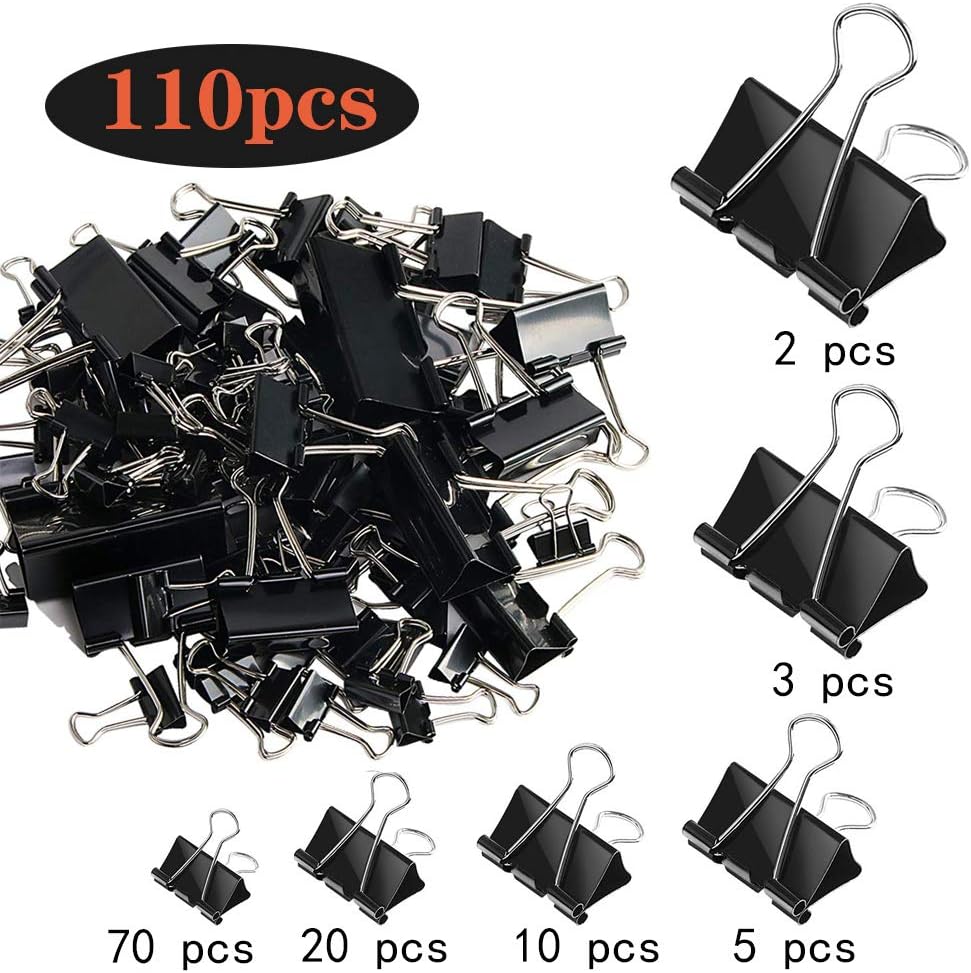 110 PCS Binder Clips Assorted  - Binder Clip Assorted incelemesi ve fiyatı