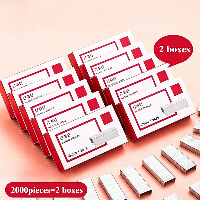2-Box Bulk Staples 2000 Pieces - Total Stationery & Office Supply incelemesi ve fiyatı